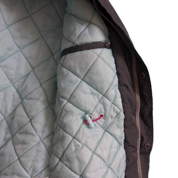 Horseware Womens Jacket Coat Black Gray-Green Zip Pockets Lined Mock Neck M 8 - Picture 3 of 11